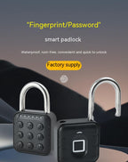 Smart Fitness Padlock with Fingerprint 