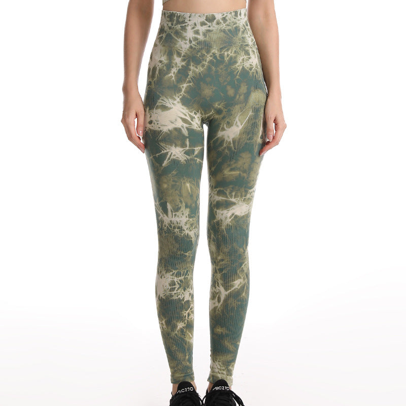 Women’s Tie-Dye Seamless Push-Up Leggings