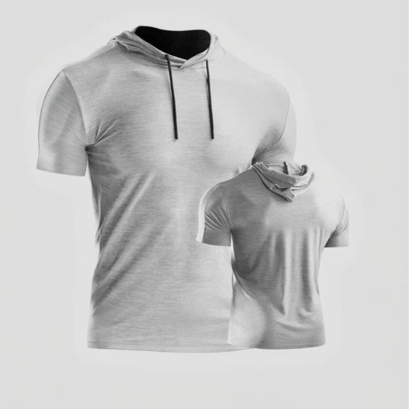 FitProX Men's Sport Hoodie T-Shirt 