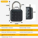 Smart Fitness Padlock with Fingerprint 