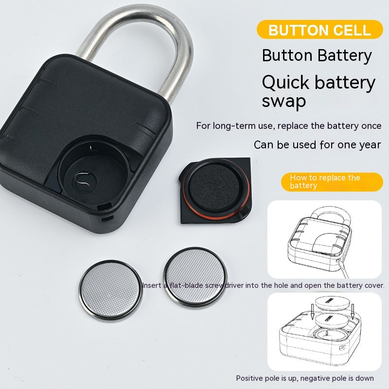 Smart Fitness Padlock with Fingerprint 